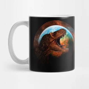 Tyrannosaurus Moon Mug